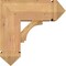 Ekena Millwork Imperial Arts and Crafts Smooth Bracket w/ Offset Brace, Western Red Cedar, 7 1/2"W x 18"D x 18"H BKT0806X18X18IMP03SWR - alternate 3